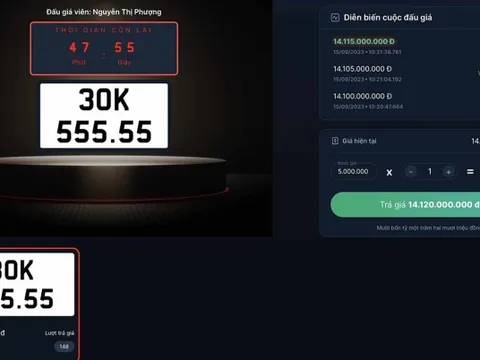 Công ty đấu giá biển số xe "siêu đẹp" sẽ được hưởng thù lao ra sao?