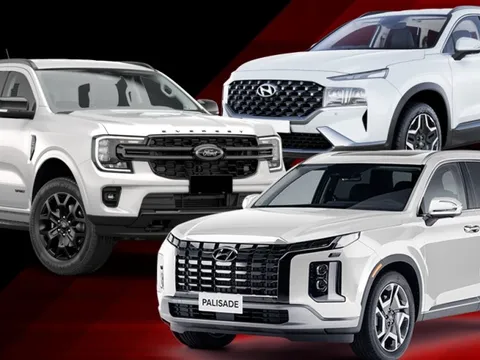 Hyundai Palisade bản 'base' so kè Santa Fe, Everest cao cấp: Chênh chưa tới 100 triệu, thua vận hành nhưng vượt kích thước, tiện nghi