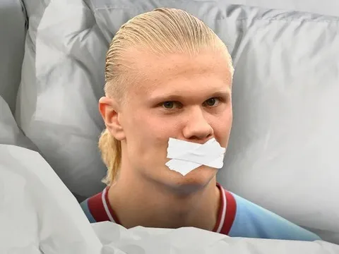 Vì sao sao bóng đá Erling Haaland dán băng dính kín miệng khi ngủ? Chuyên gia tiết lộ sự thật