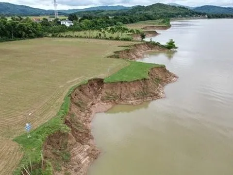 Báo động sông Mã “nuốt” đất sản xuất của 29 hộ dân ở Thanh Hóa