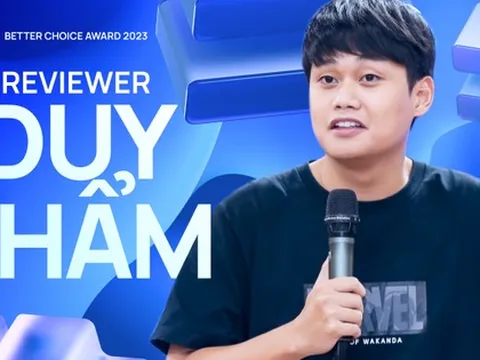 Reviewer Duy Thẩm nói về Better Choice Awards: “Tôi năm nay gần 30 tuổi mà chưa bao giờ thấy có giải thưởng nào thế này”