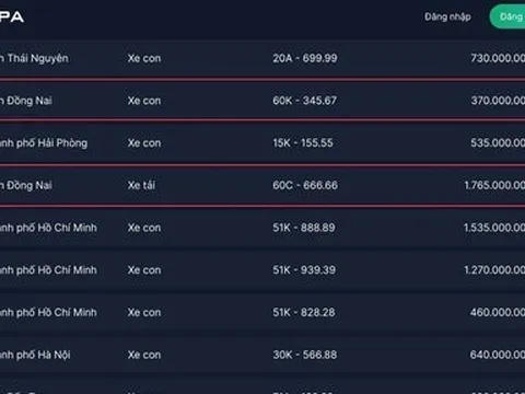 Đồng Nai: Biển số VIP 60C-666.66 đã có chủ