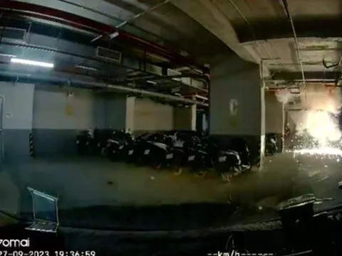 Bình Dương: Nổ dưới hầm chung cư, hệ thống không báo cháy?