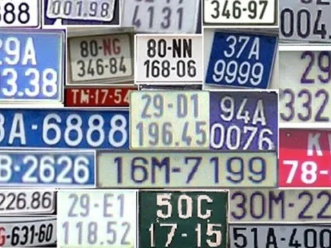 Cách nhận biết biển số ô tô, xe máy của các tỉnh
