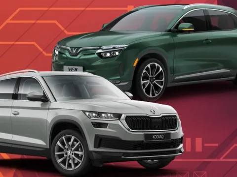 Mua Skoda Kodiaq hay lấy VinFast VF 8 tiết kiệm 100 triệu lăn bánh, bảng so sánh này sẽ giúp bạn dễ quyết định hơn