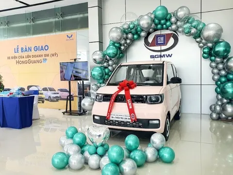 Xe điện mini HongGuang Mini EV chính thức bàn giao khách Việt