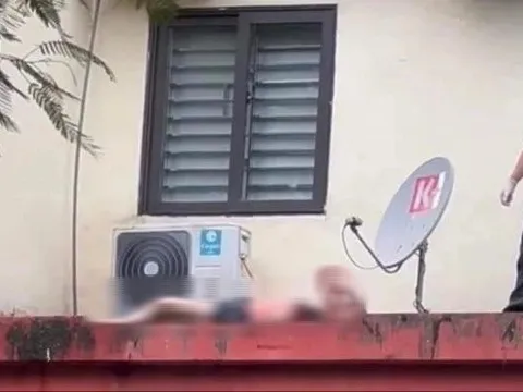 Cô gái bất ngờ rơi từ tầng cao toà chung cư xuống