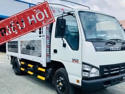 Triệu hồi xe tải Isuzu QKR tại Việt Nam do lỗi hệ thống điện