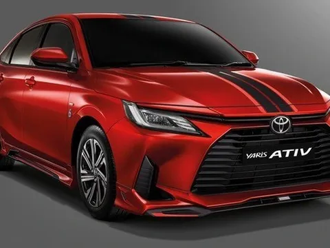Toyota Vios bản hybrid đầu tiên lộ diện với mâm lớn và bodykit thể thao