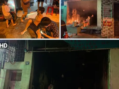 Cháy nhà trong đêm, 4 người trong gia đình hoảng sợ kêu cứu