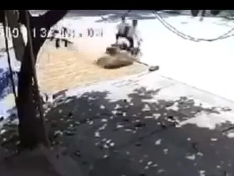 Đi vào đám lúa phơi trên quốc lộ bị trượt ngã, nữ sinh lớp 10 tử vong