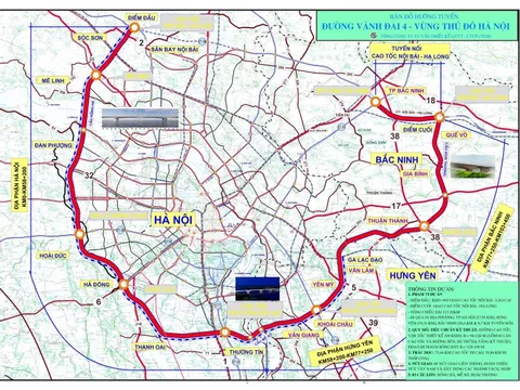 Tăng tổng mức đầu tư Dự án đường vành đai 4 - Vùng Thủ đô Hà Nội