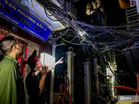 Lập tổ tuần tra PCCC xuyên đêm trên phố cổ Hà Nội