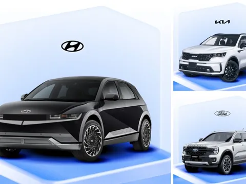 Hyundai IONIQ 5 vượt lên đầu, Sorento và Everest bám sát, Subaru Forester tạm thời bị bỏ xa