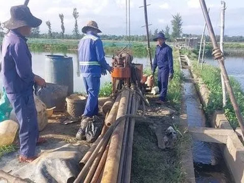 Khảo sát địa chất xây cầu vượt qua đầm phá nước lợ lớn nhất Đông Nam Á