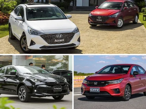 Sedan hạng B đồng loạt ưu đãi, giảm giá cả trăm triệu đồng