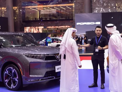 VinFast đem 4 mẫu EV đến Qatar, sắp bán xe cho người Ả Rập?