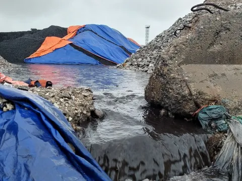 Kinh hãi dòng nước đen chảy ra cửa biển và hành động bất ngờ từ doanh nghiệp