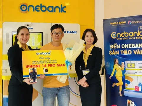 Đến ONEBANK giao dịch ngay – quà trao tay