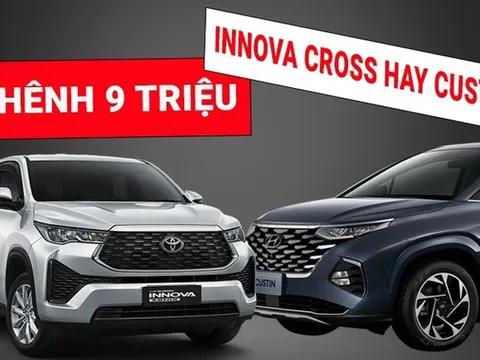Toyota Innova Cross đấu Hyundai Custin tầm giá gần 1 tỷ: Xe Nhật tiết kiệm, xe Hàn nhiều trang bị tiện nghi