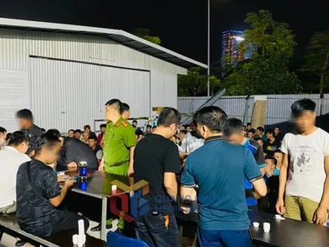 170 công nhân tại dự án xây dựng được test nhanh ma túy trong đêm