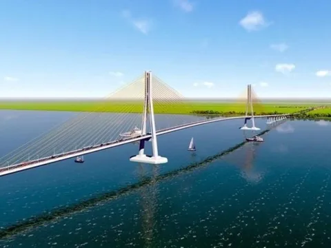 Thủ tướng Chính phủ Phạm Minh Chính dự lễ khởi công cầu Đại Ngãi