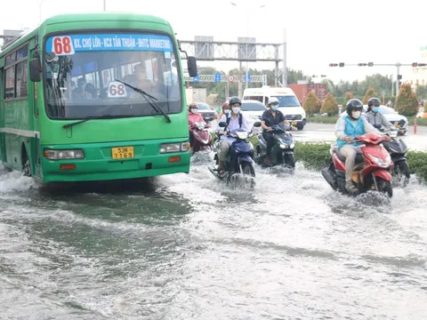 Cảnh báo: Các khung giờ xuất hiện đỉnh triều trong ngày 16 và 17-10 ở TP HCM