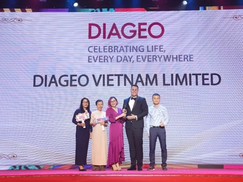 Diageo Việt Nam nhận giải thưởng “Nơi làm việc tốt nhất châu Á 2023”