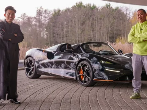 Cận cảnh siêu xe McLaren Elva độc bản vừa ra mắt của doanh nhân Minh Nhựa