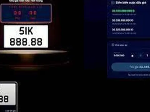 Biển số 51K-888.88 từng trúng hơn 32 tỉ đồng sẽ được đấu giá lại