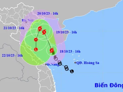 Bão số 5 khả năng đổi hướng đột ngột trên Vịnh Bắc Bộ