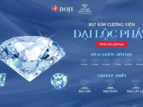 Tỏa sáng rạng ngời với BST kim cương viên Đại Lộc Phát