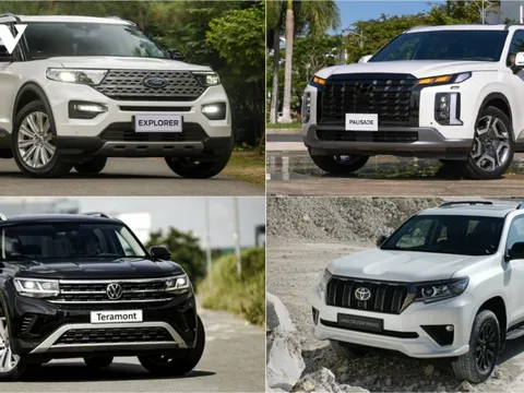 Tầm giá 2,5 tỷ đồng, lựa chọn SUV 7 cỡ lớn nào cho gia đình tại Việt Nam?