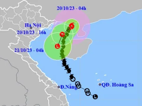 Bão số 5 di chuyển nhanh, ven biển Quảng Ninh - Hải Phòng có gió giật cấp 8
