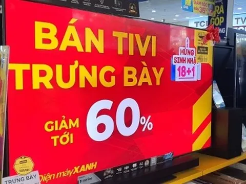 Tivi, tủ lạnh, máy giặt trưng bày giảm cao nhất 80%, có nên mua?