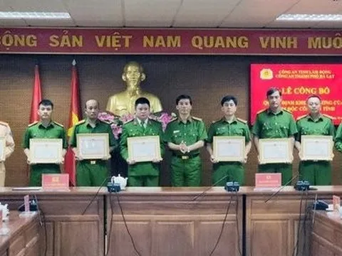 Lâm Đồng: Khen thưởng tập thể và cá nhân trong vụ giải cứu cháu bé bị bắt cóc