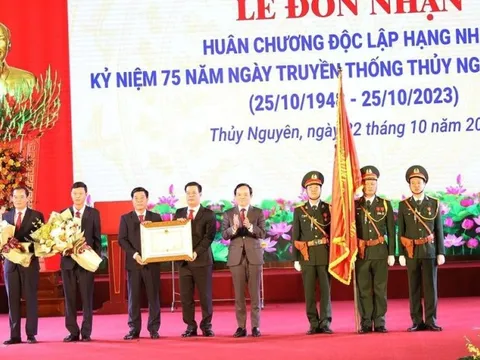 Hải Phòng: Huyện Thủy Nguyên đón nhận Huân chương Độc lập hạng Nhất