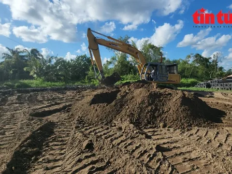 Tín hiệu tích cực từ thí điểm sử dụng cát biển làm vật liệu đắp nền đường