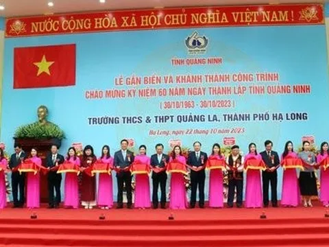 Quảng Ninh: Gắn biển 4 công trình 1.200 tỷ đồng chào mừng thành lập tỉnh