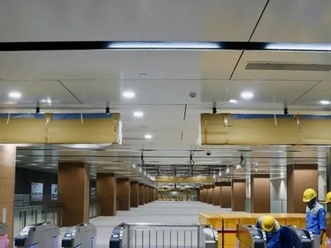 Hình ảnh ga ngầm tuyến metro Bến Thành-Suối Tiên hoàn thiện sau gần 10 năm thi công
