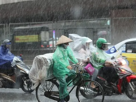 Miền Bắc mưa nhỏ, Miền Trung, Nam Bộ đón mưa lớn