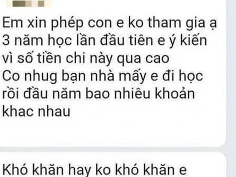 Thu 700.000 đồng/học sinh để tổ chức văn nghệ chào mừng