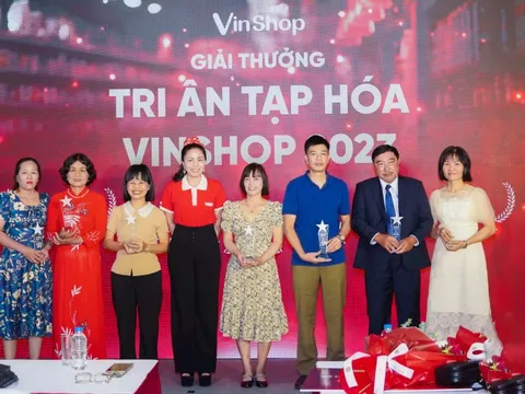 VinShop vinh danh các tiểu thương sau 3 năm ‘số hóa’ ngành bán lẻ truyền thống
