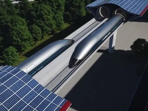 'Choáng' với tàu chở hàng Hyperloop tốc độ hơn 1.200 km/h