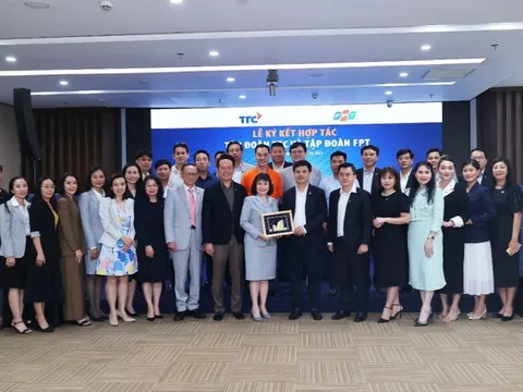 Lễ ký kết hợp tác giữa Tập đoàn TTC và Tập đoàn FPT