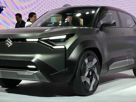 Suzuki eVX - SUV ngang cỡ VinFast VF e34 có thêm nhiều công nghệ cho dân mê off-road, chạy 550km/sạc