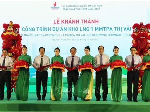 Kho LNG lớn nhất Việt Nam chính thức đi vào hoạt động
