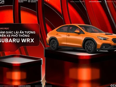 Subaru WRX chiến thắng hạng mục "Cảm giác lái ấn tượng trên Xe phổ thông"