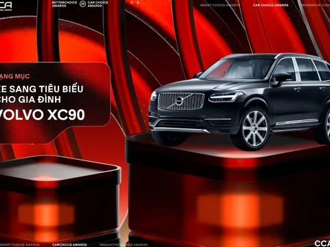 Volvo XC90 lần thứ 2 chiến thắng Car Choice Awards, trở thành "Xe sang tiêu biểu cho gia đình"