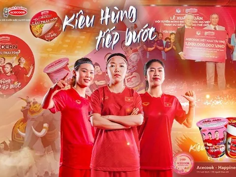 Acecook Việt Nam: Hành trình "tiếp lửa" Đội tuyển nữ Quốc Gia dự World Cup
